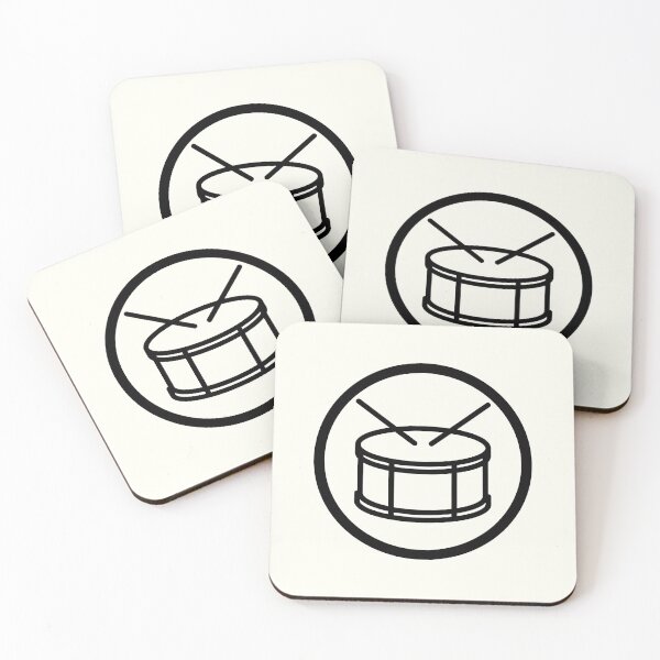 Item preview, Snare Drum Drumline Band Logo - black designed and sold by MixedBagMerch.