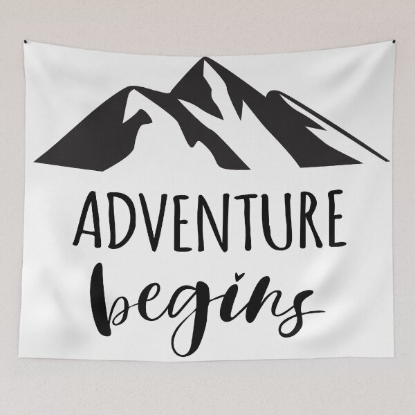 Item preview, ADVENTURE BEGINS designed and sold by HAIFAHARIS.
