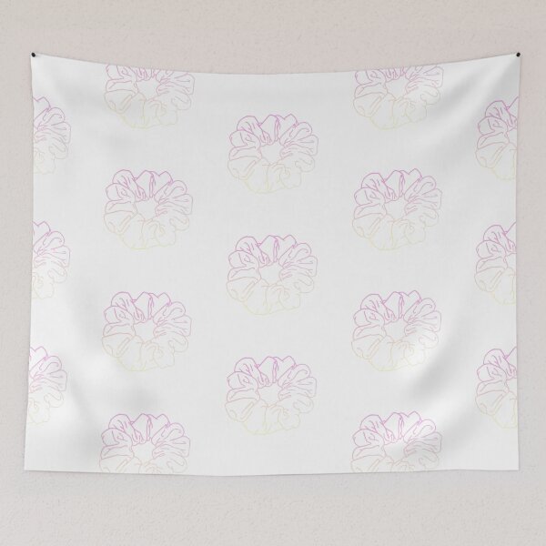 Item preview, Pink and Yellow Scrunchie designed and sold by Dalaura.