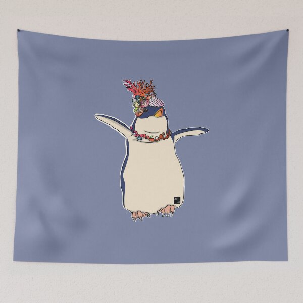 Item preview, Blue Penguin Coral Dance designed and sold by alttabstudio.