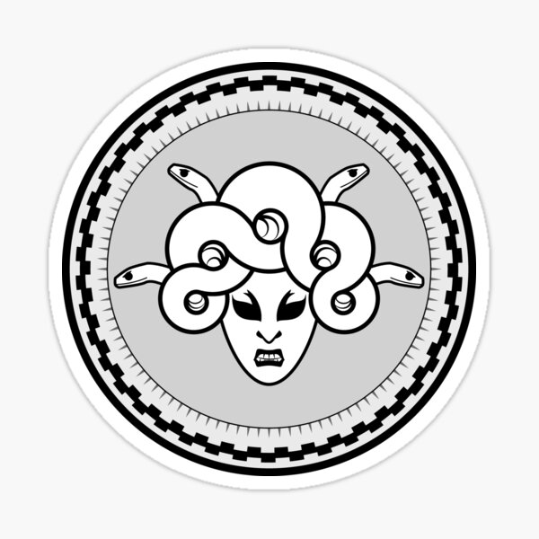 "Medusa Shield" Sticker for Sale by RonTo Redbubble