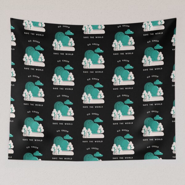 Item preview, Go Green Save The World designed and sold by Happy-PrintZ.