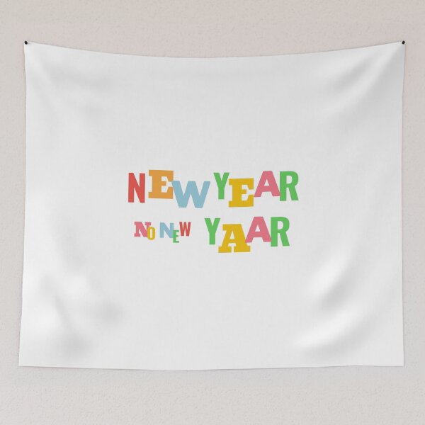 Item preview, NEW YEAR, NO NEW YAAR designed and sold by BrownGirlMantra.