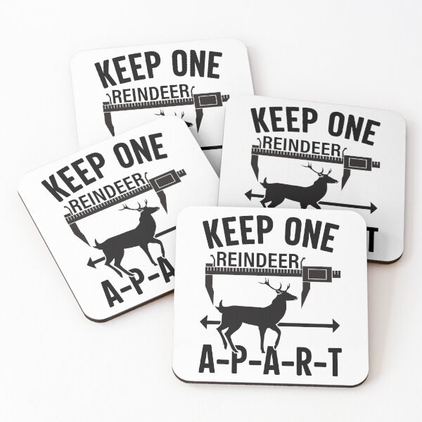 Item preview, Keep One Reindeer Apart designed and sold by GravitiTees.