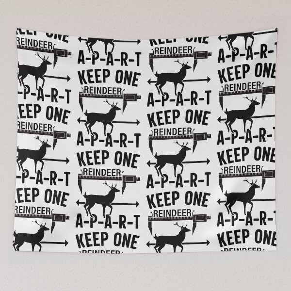 Item preview, Keep One Reindeer Apart designed and sold by GravitiTees.