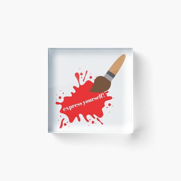 Item preview, express yourself paint (red) designed and sold by agabrielle97.