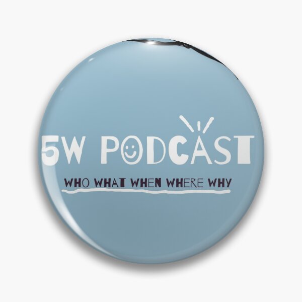 Item preview, 5W Podcast Logo Sticker designed and sold by 5wpodcast.
