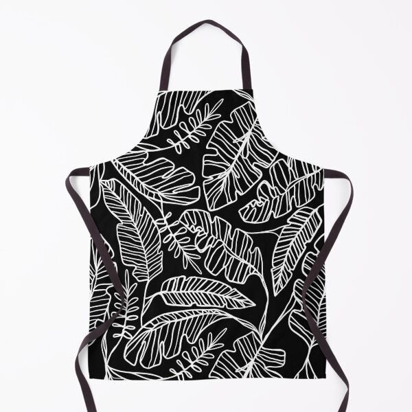 Item preview, Contour Line Leaves in Black designed and sold by latheandquill.