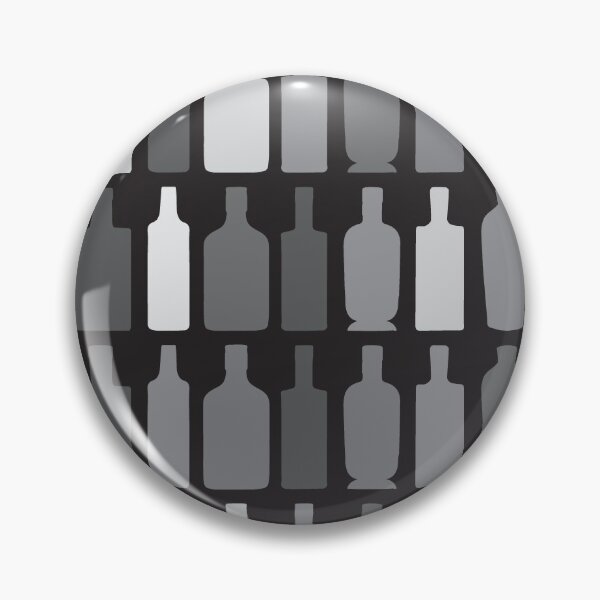 Item preview, Gin bottle line up black designed and sold by risspowell.