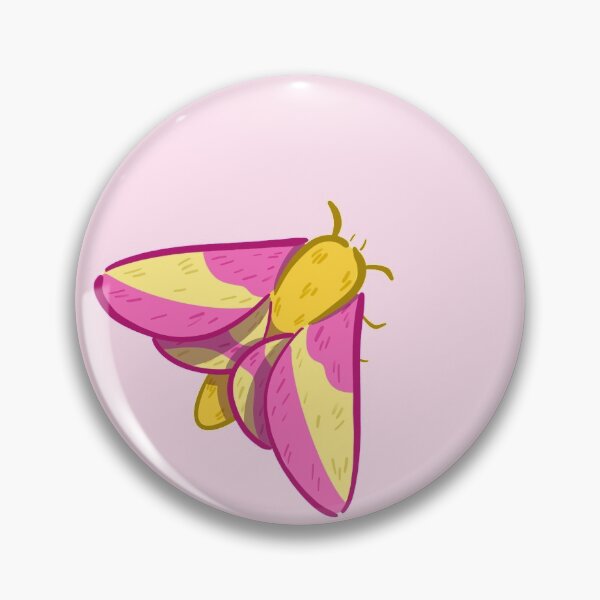 Item preview, Rosy Maple Moth designed and sold by UselessDoodles.