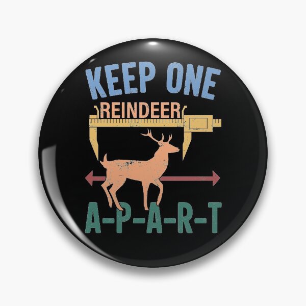Item preview, Keep One Reindeer Apart Christmas Quarantine designed and sold by GravitiTees.