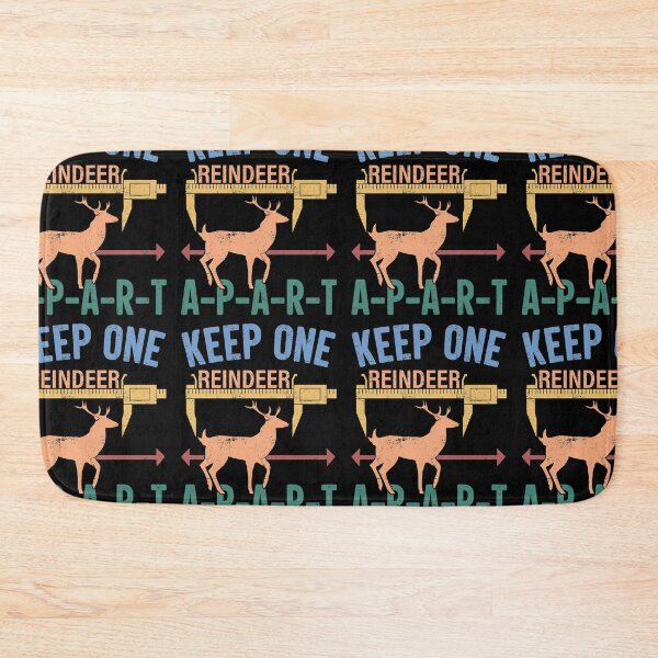 Item preview, Keep One Reindeer Apart Christmas Quarantine designed and sold by GravitiTees.