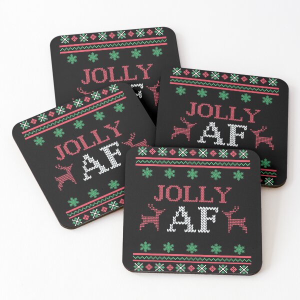 Item preview, Jolly AF Christmas designed and sold by Meaningfully.