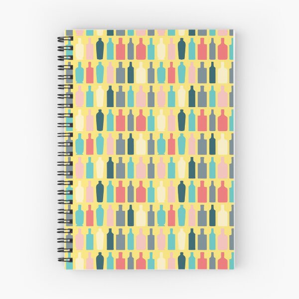 Item preview, Gin bottle line up yellow designed and sold by risspowell.