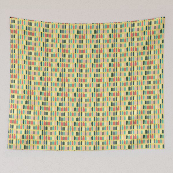 Item preview, Gin bottle line up yellow designed and sold by risspowell.
