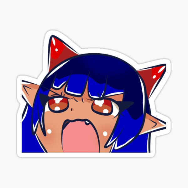 asuka mad (oc) Sticker