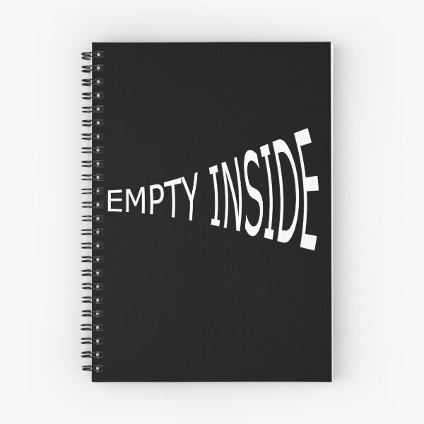 Item preview, Empty Inside Warped Graphic White designed and sold by everything4eva.