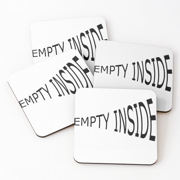Item preview, Empty Inside Warped Graphic Black designed and sold by everything4eva.
