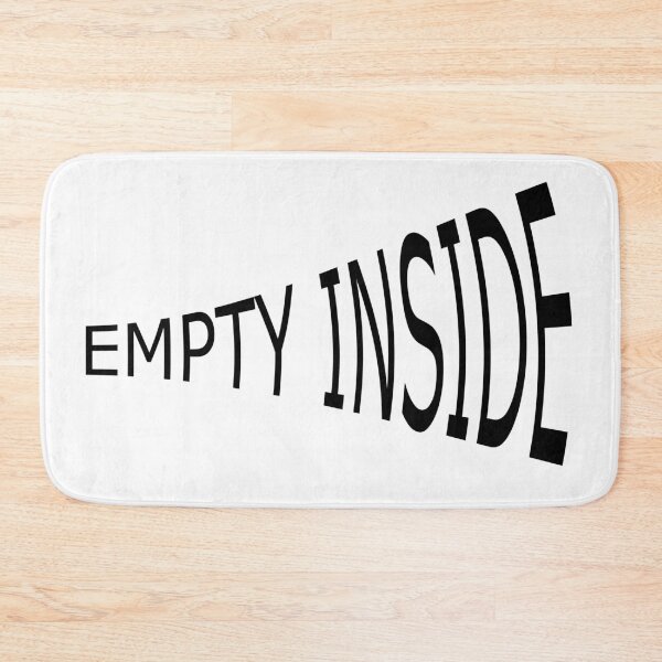 Item preview, Empty Inside Warped Graphic Black designed and sold by everything4eva.