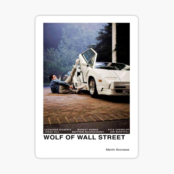 Wolf der Wall Street Sticker