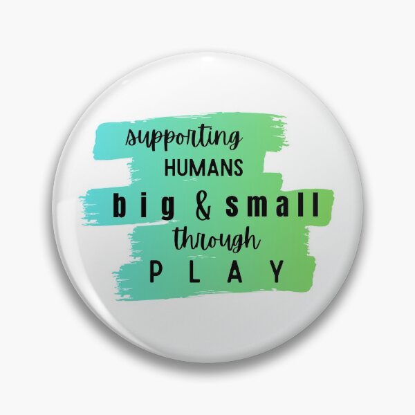 Item preview, supporting humans through play (blue-green) designed and sold by agabrielle97.