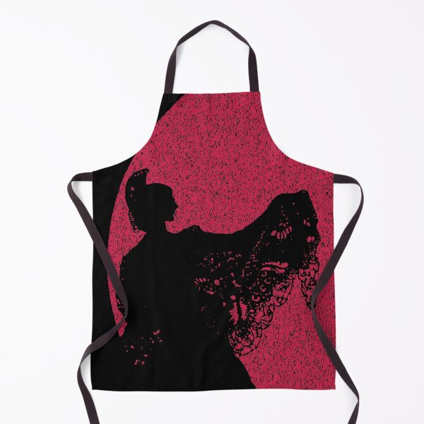 Item preview, Spanish Maja Silhouette On A distressed Red Sun Background designed and sold by pelagio.