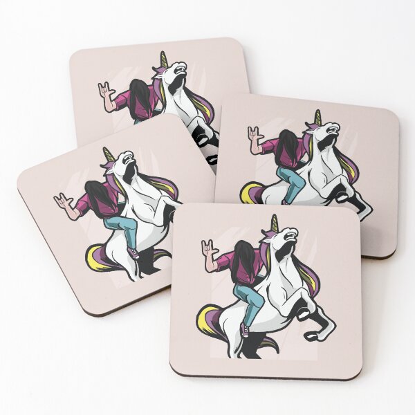 Item preview, Punk rock riding Unicorn designed and sold by EclairVanilla.