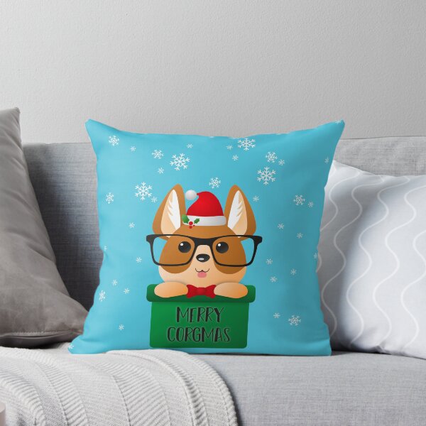 Item preview, Corgi Merry Christmas - Merry Corgmas - Blue designed and sold by Kevin-PR.
