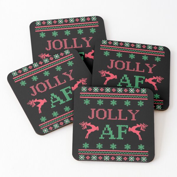 Item preview, Jolly AF Christmas designed and sold by Meaningfully.