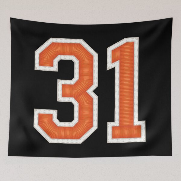 Item preview, Sports Number 31 Jersey thirty-one Orange designed and sold by elhefe.