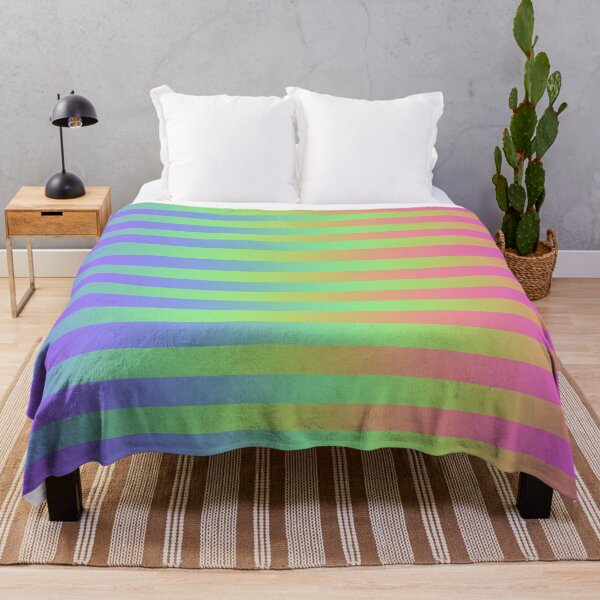 Item preview, Bright Rainbow Gradient Stripes - Horizontal designed and sold by Whoopsidoodle.