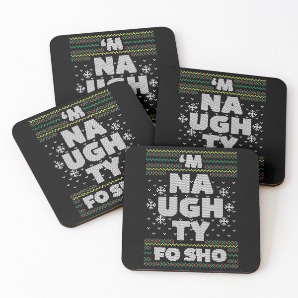 Item preview, Ugly Sweater Naugthy Fo sho designed and sold by thelasttype.