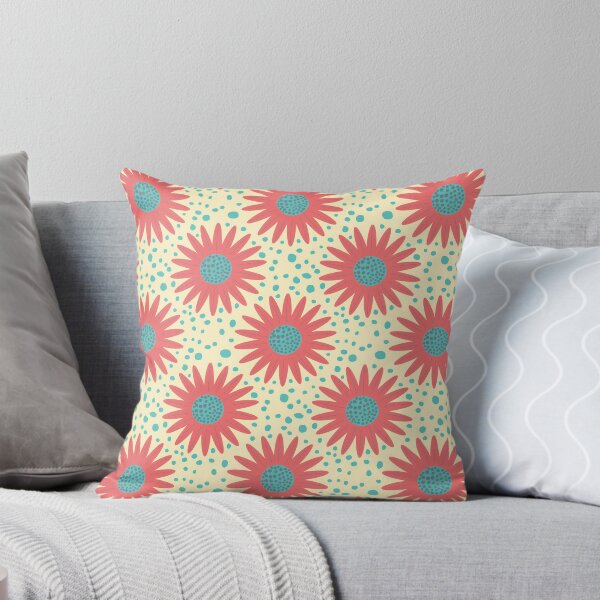 Item preview, Copy of Blobby florals lemon, yellow and grey designed and sold by risspowell.