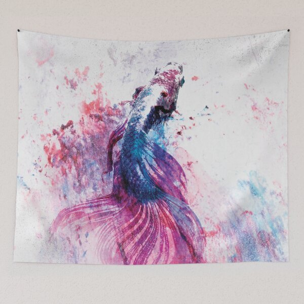 Item preview, Siamese Fish Art designed and sold by SurfolioPrints.