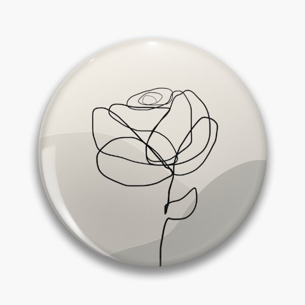 Item preview, Rose outline boho design  designed and sold by Wennixoxo.