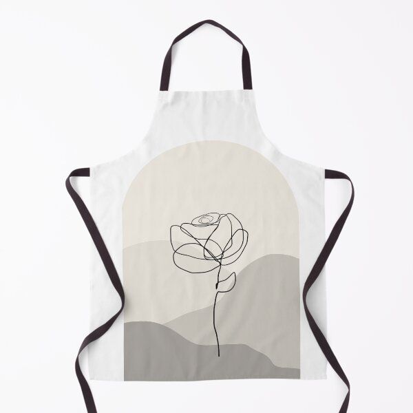 Item preview, Rose outline boho design designed and sold by Wennixoxo.