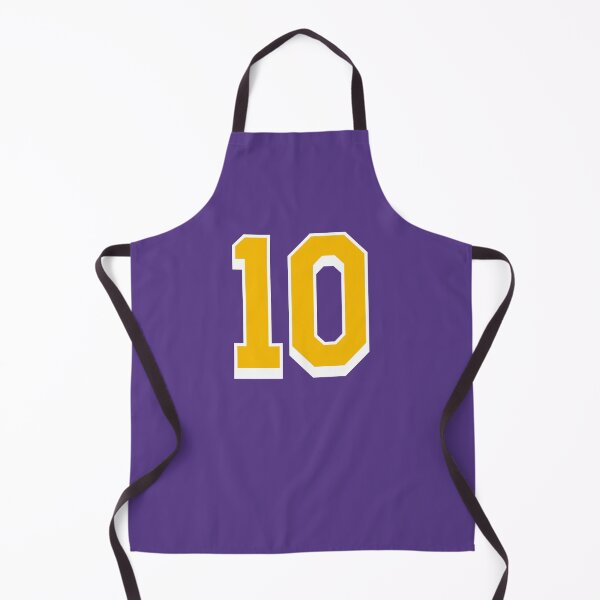 Item preview, 10 Yellow Number Ten Purple Basketball Jersey designed and sold by elhefe.