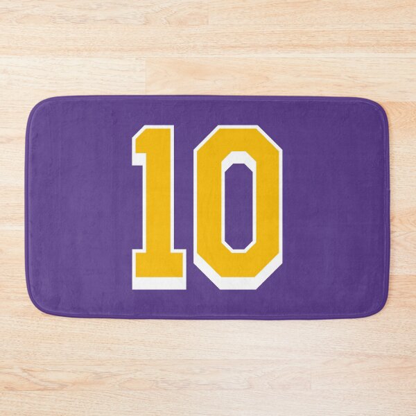 Item preview, 10 Yellow Number Ten Purple Basketball Jersey designed and sold by elhefe.