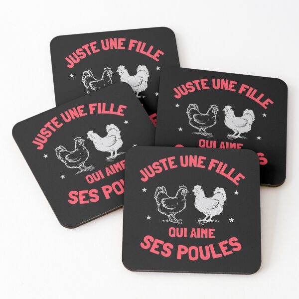 Aperçu de l'œuvre Juste une fille qui aime ses poules humour drôles créée et vendue par joozybart.