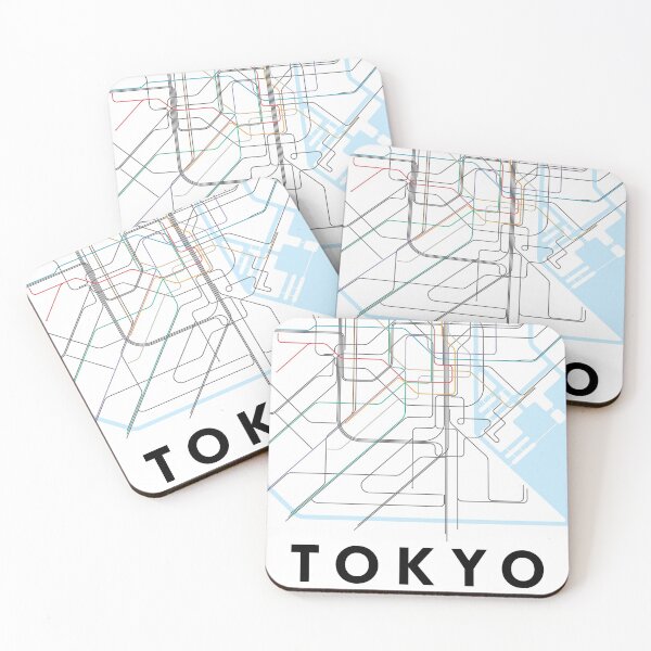 Item preview, Tokyo Metro Map designed and sold by steinibe.