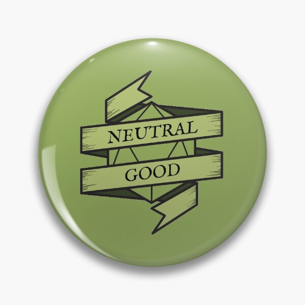 Item preview, D&D Alignment Neutral Good (bright version) designed and sold by mashimero.