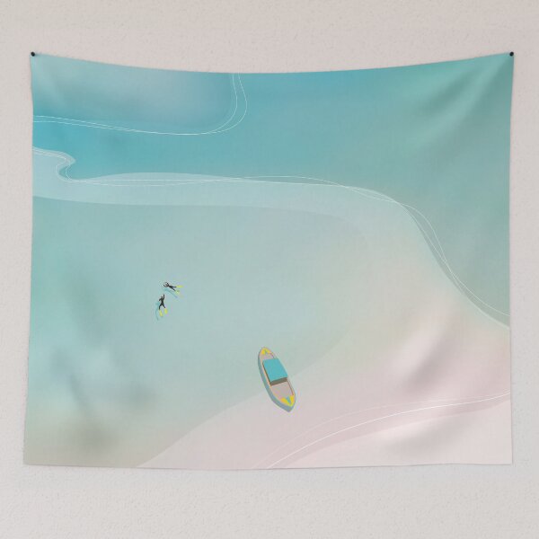 Item preview, Ocean Aerial View designed and sold by SurfolioPrints.