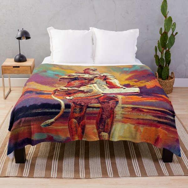 Gilgamesh Throw Blanket