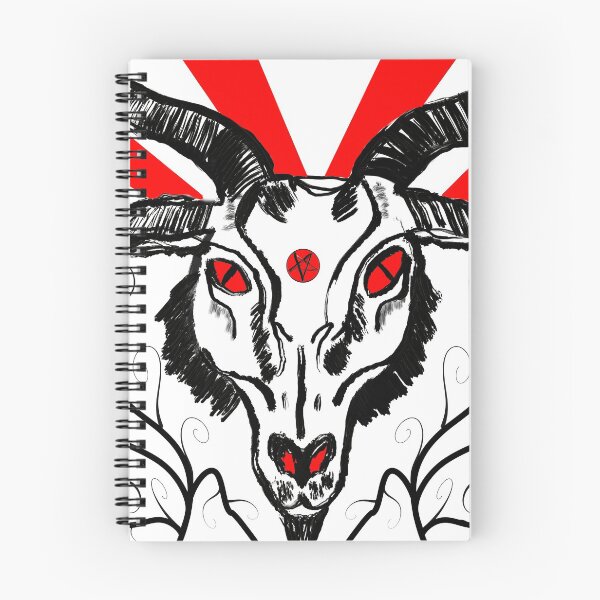 Item preview, Baphomet florals designed and sold by stalkingheron.
