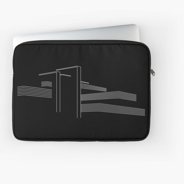 Item preview, Falling Water minimalistic line art designed and sold by TinyTreeHugger.