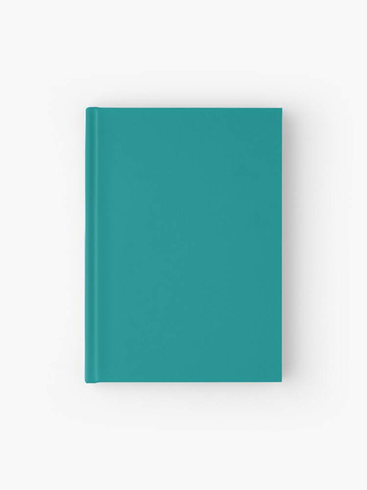 Dark Cyan Hardcover Journal for Sale by SolidColors