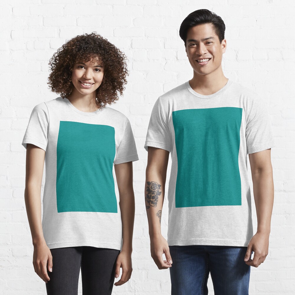 cyan t shirt