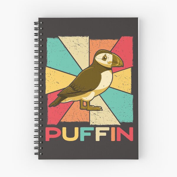 Item preview, Vintage Retro Style Silhouette Puffin Bird - Puffin Lover designed and sold by CreativeVez.