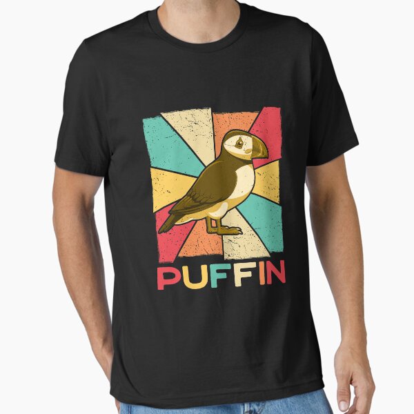 Artikel-Vorschau von Vintage Retro Style Silhouette Puffin Bird - Puffin Lover, designt und verkauft von CreativeVez.