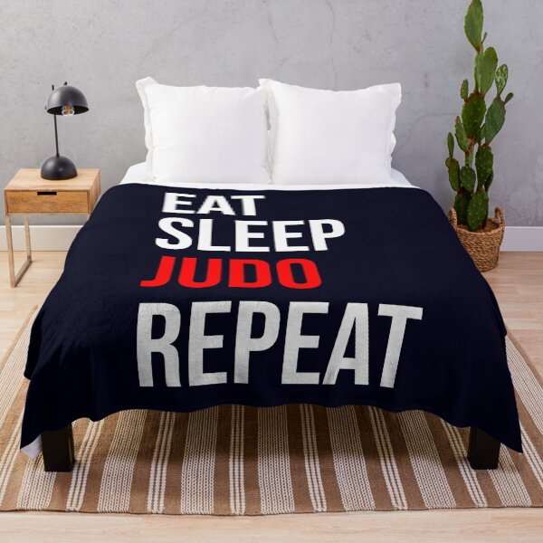Item preview, Eat Sleep Judo Repeat designed and sold by CatArtStore.